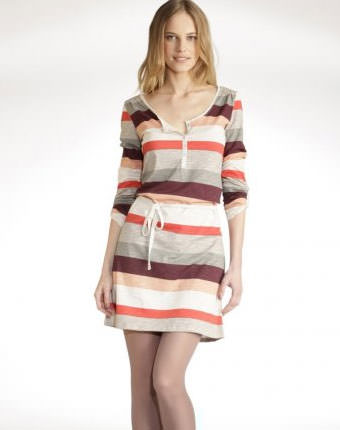 Rochie tunica in dungi