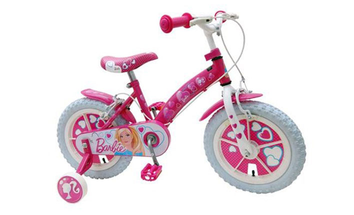 Bicicleta Barbie pentru fetite
