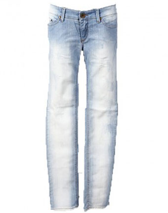 Blugi Sisley albastru deschis Blugi Sisley albastru deschis