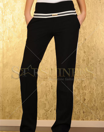 Pantaloni Fofy Lady Style negru