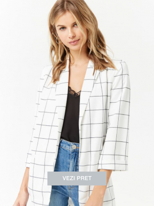 Sacou alb ieftin Forever21