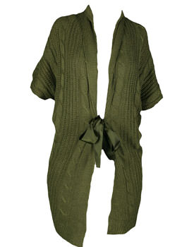Cardigan Stradivarius Kora verde