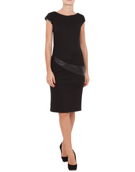 Rochie neagra din jerse