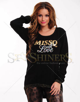 Pulovere supradimensionate pentru femei MissQ Adorable Shine