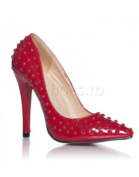 Pantofi Spikes rosii