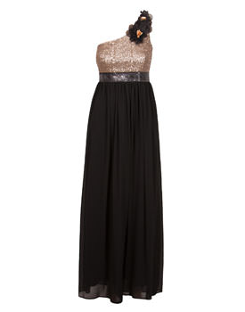 Rochie lunga neagra de seara