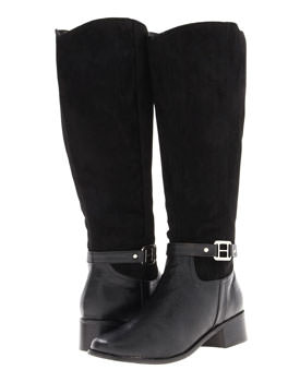 Cizme pentru femei de urmarit de Black Friday Annie motive wide shaft