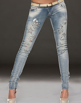Jeans Butterfly Glassy
