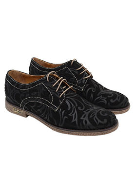 Pantofi Oxford Dark Flowers