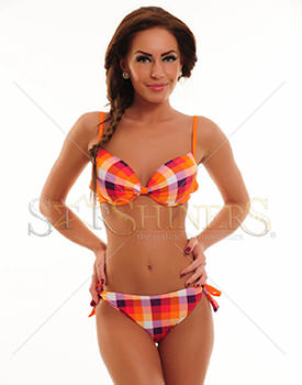 Costum de baie Summer Square Orange