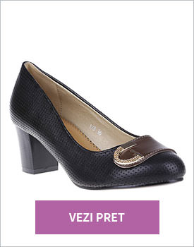 Pantofi Delphina negri