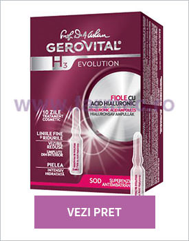Fiole cu acid hialuronic